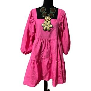 NWT! A New Day PINk Balloon Sleeves Dress Size:XL